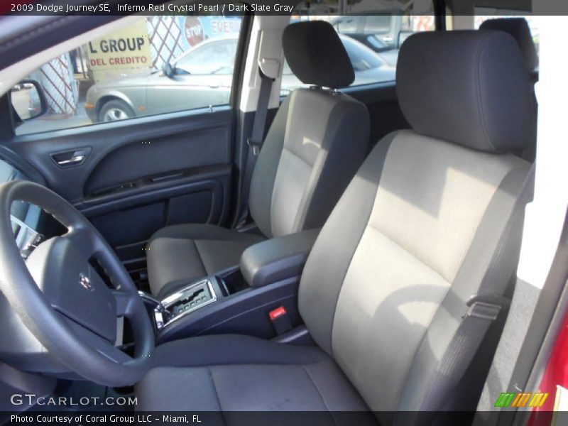 Inferno Red Crystal Pearl / Dark Slate Gray 2009 Dodge Journey SE
