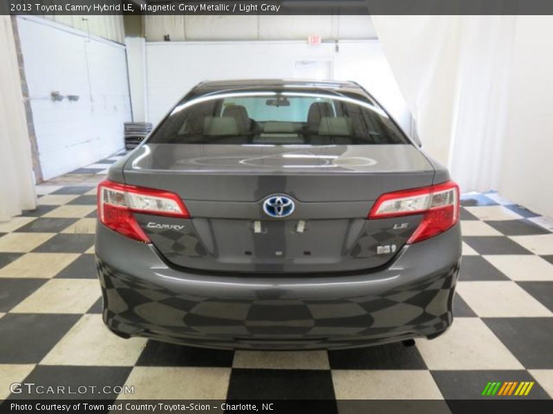 Magnetic Gray Metallic / Light Gray 2013 Toyota Camry Hybrid LE