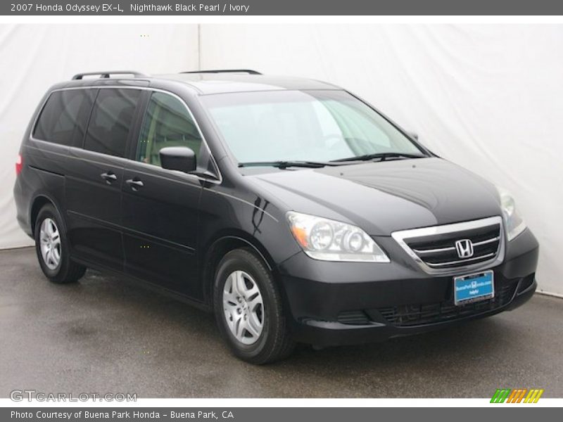Nighthawk Black Pearl / Ivory 2007 Honda Odyssey EX-L