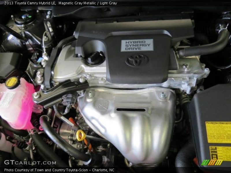 Magnetic Gray Metallic / Light Gray 2013 Toyota Camry Hybrid LE