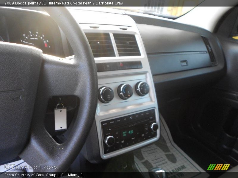 Inferno Red Crystal Pearl / Dark Slate Gray 2009 Dodge Journey SE