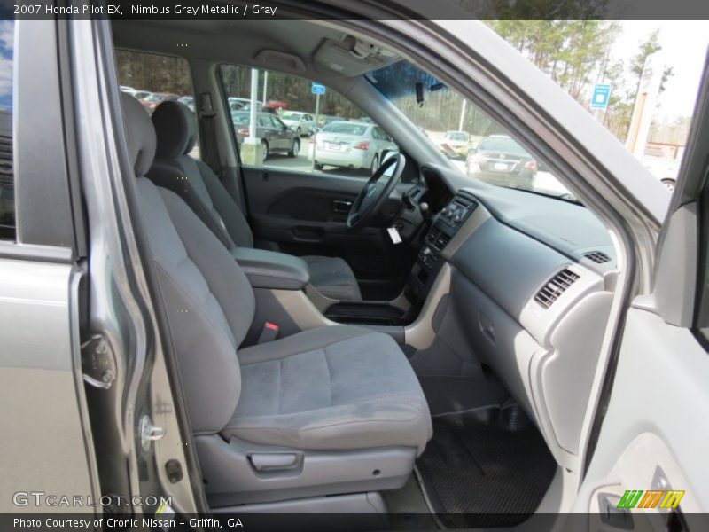 Nimbus Gray Metallic / Gray 2007 Honda Pilot EX