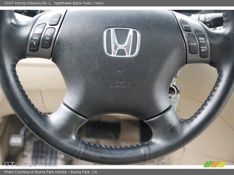 Nighthawk Black Pearl / Ivory 2007 Honda Odyssey EX-L
