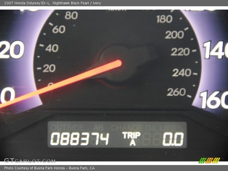 Nighthawk Black Pearl / Ivory 2007 Honda Odyssey EX-L