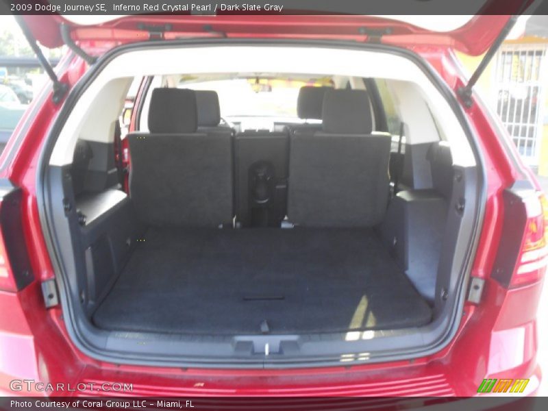 Inferno Red Crystal Pearl / Dark Slate Gray 2009 Dodge Journey SE
