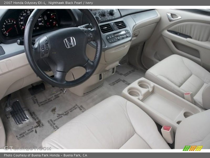 Ivory Interior - 2007 Odyssey EX-L 