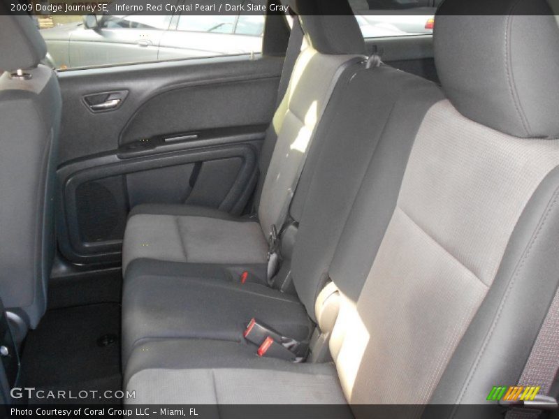 Inferno Red Crystal Pearl / Dark Slate Gray 2009 Dodge Journey SE