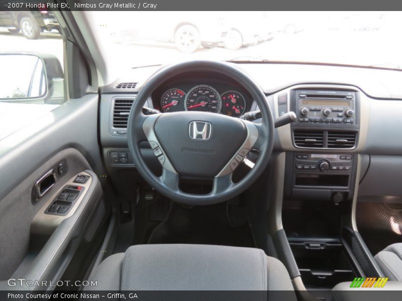 Nimbus Gray Metallic / Gray 2007 Honda Pilot EX