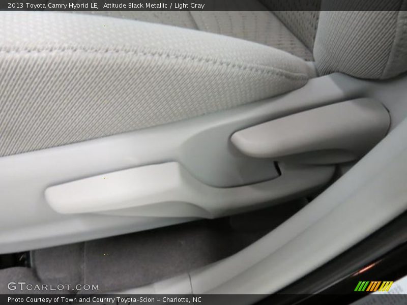 Attitude Black Metallic / Light Gray 2013 Toyota Camry Hybrid LE