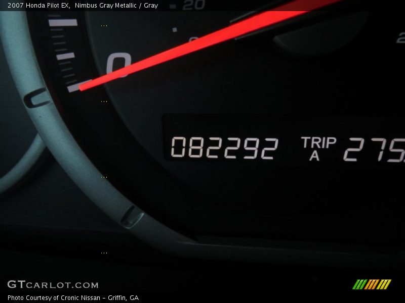 Nimbus Gray Metallic / Gray 2007 Honda Pilot EX