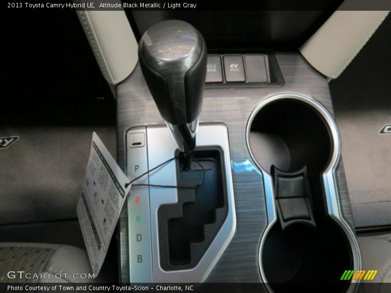 Attitude Black Metallic / Light Gray 2013 Toyota Camry Hybrid LE