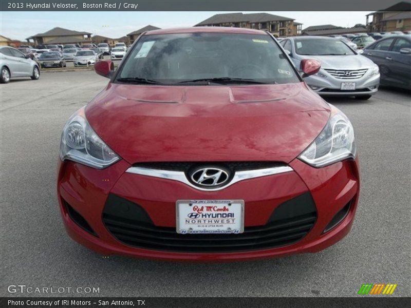 Boston Red / Gray 2013 Hyundai Veloster