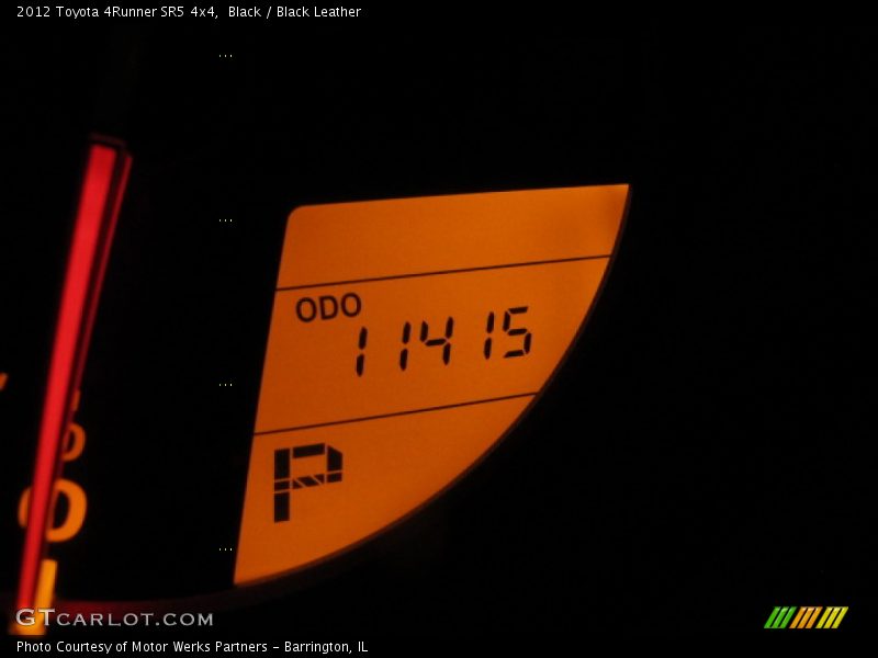 Black / Black Leather 2012 Toyota 4Runner SR5 4x4