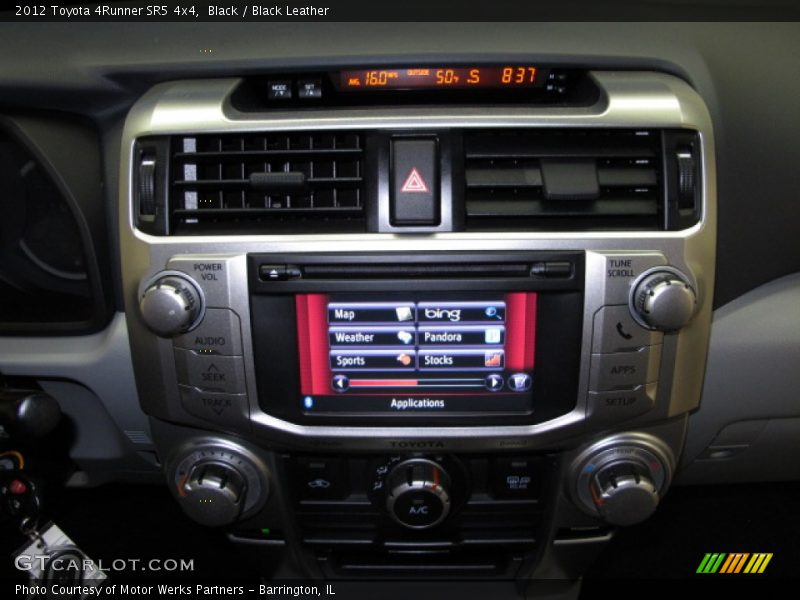 Black / Black Leather 2012 Toyota 4Runner SR5 4x4