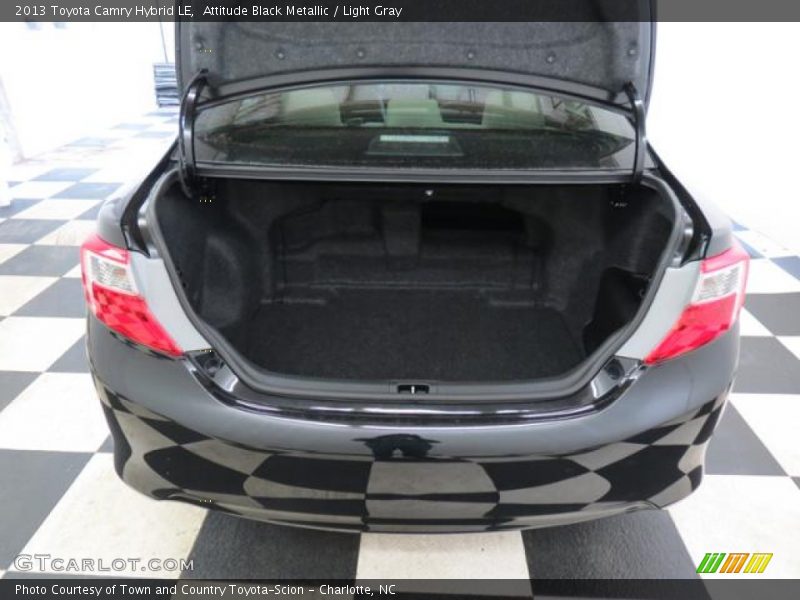 Attitude Black Metallic / Light Gray 2013 Toyota Camry Hybrid LE