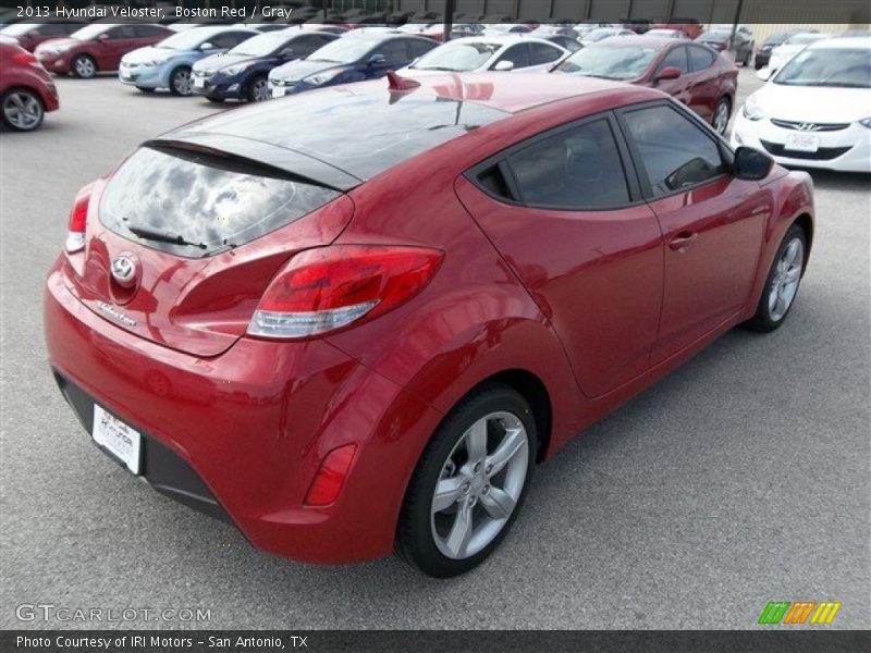 Boston Red / Gray 2013 Hyundai Veloster