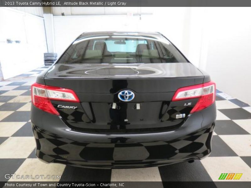 Attitude Black Metallic / Light Gray 2013 Toyota Camry Hybrid LE