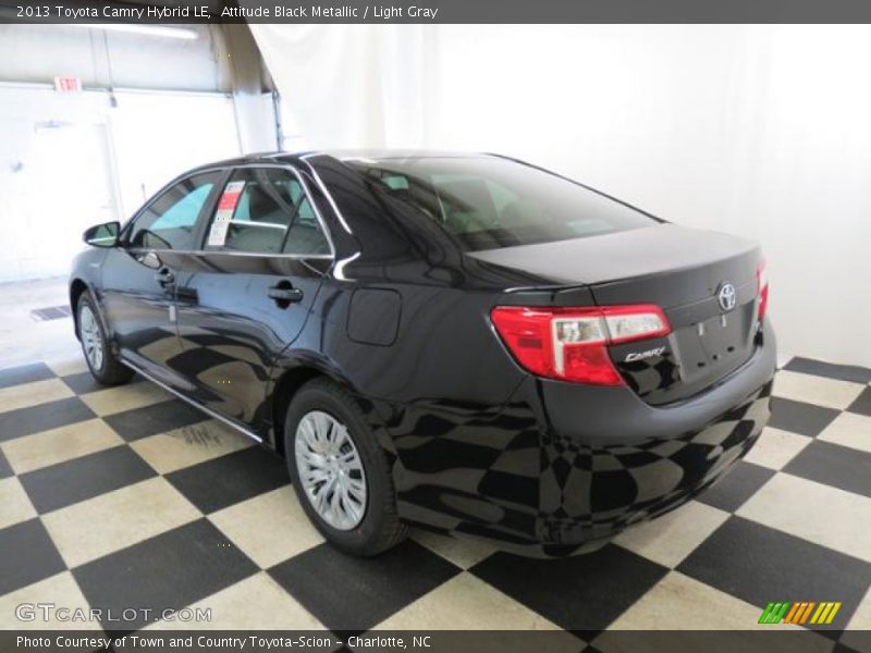 Attitude Black Metallic / Light Gray 2013 Toyota Camry Hybrid LE