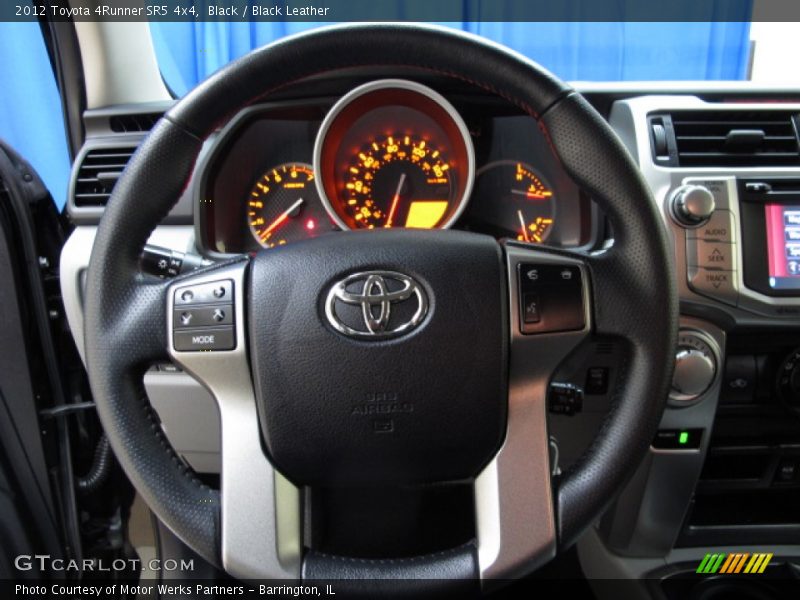 Black / Black Leather 2012 Toyota 4Runner SR5 4x4