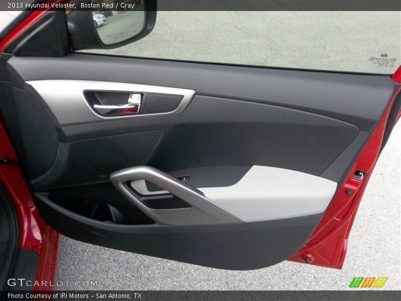 Boston Red / Gray 2013 Hyundai Veloster