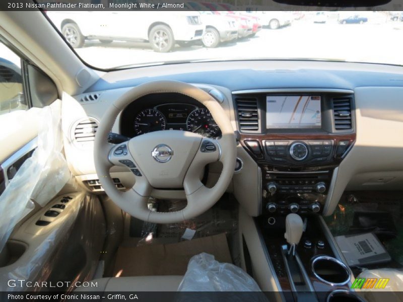 Moonlight White / Almond 2013 Nissan Pathfinder Platinum