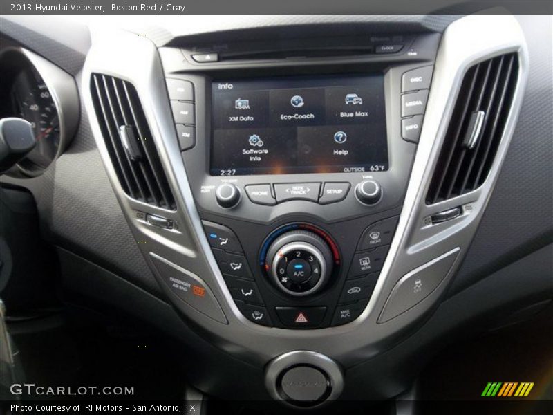Boston Red / Gray 2013 Hyundai Veloster