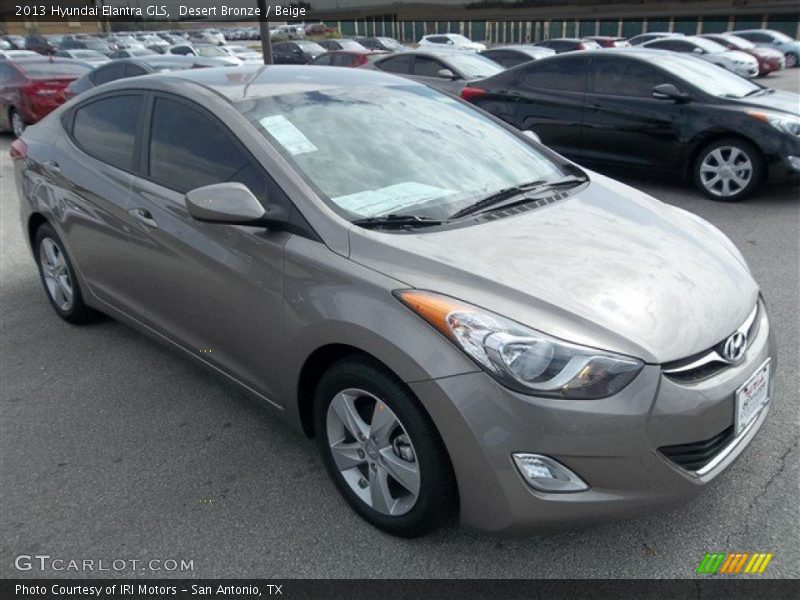 Desert Bronze / Beige 2013 Hyundai Elantra GLS