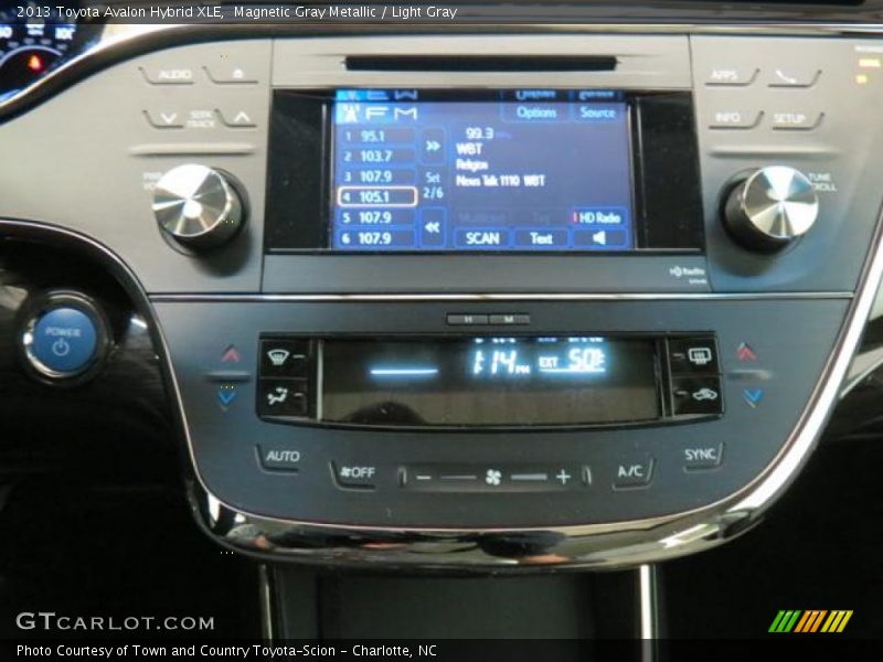 Magnetic Gray Metallic / Light Gray 2013 Toyota Avalon Hybrid XLE