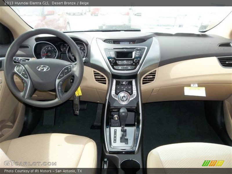 Desert Bronze / Beige 2013 Hyundai Elantra GLS