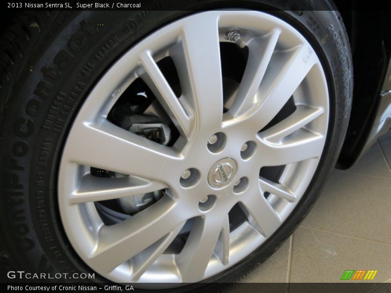 Super Black / Charcoal 2013 Nissan Sentra SL