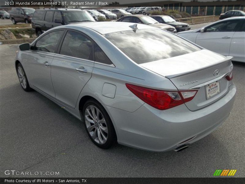 Radiant Silver / Black 2013 Hyundai Sonata Limited 2.0T