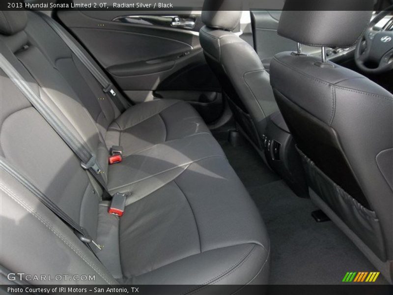 Radiant Silver / Black 2013 Hyundai Sonata Limited 2.0T