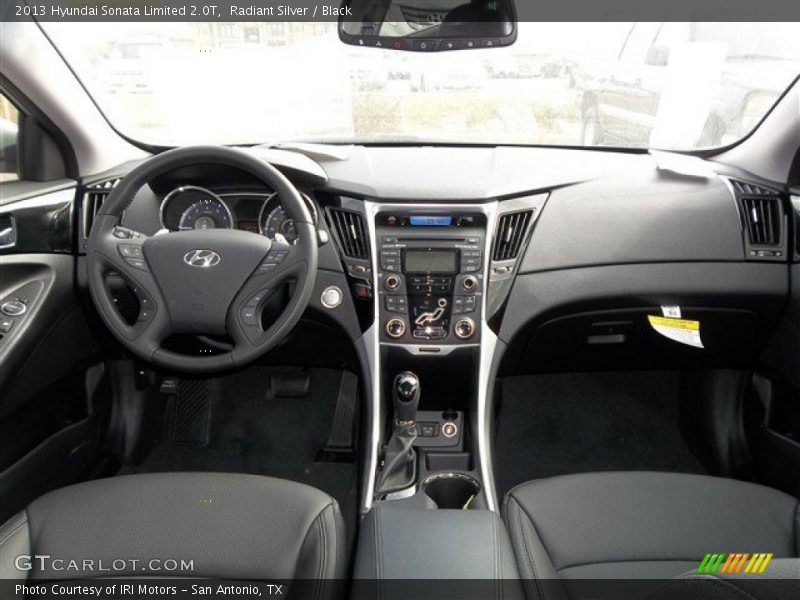 Radiant Silver / Black 2013 Hyundai Sonata Limited 2.0T