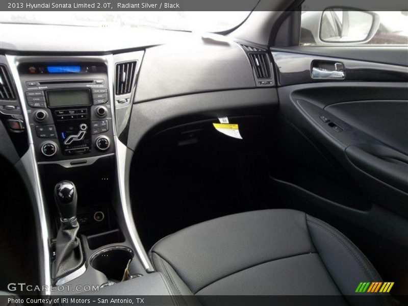 Radiant Silver / Black 2013 Hyundai Sonata Limited 2.0T