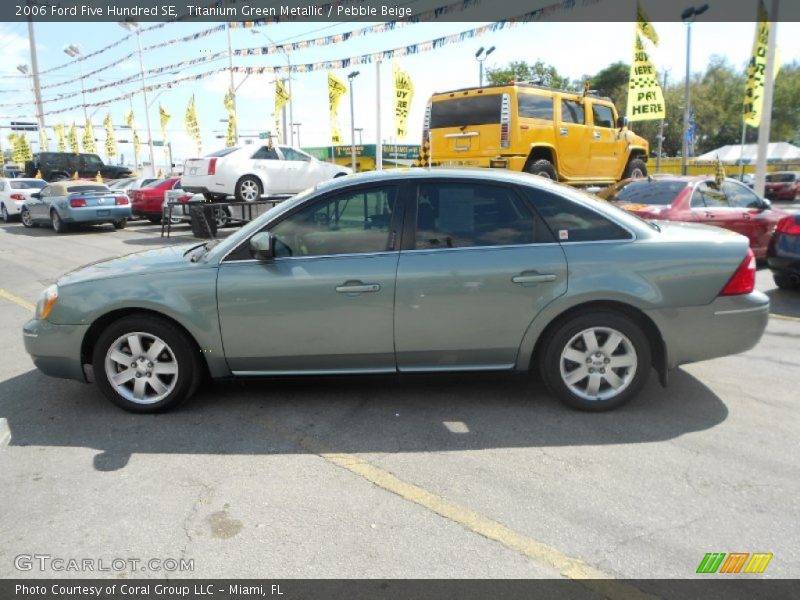 Titanium Green Metallic / Pebble Beige 2006 Ford Five Hundred SE