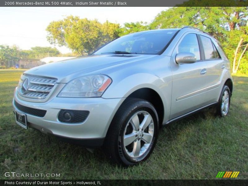 Iridium Silver Metallic / Black 2006 Mercedes-Benz ML 500 4Matic