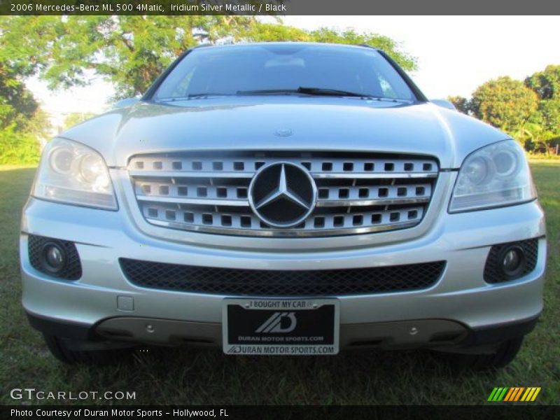 Iridium Silver Metallic / Black 2006 Mercedes-Benz ML 500 4Matic