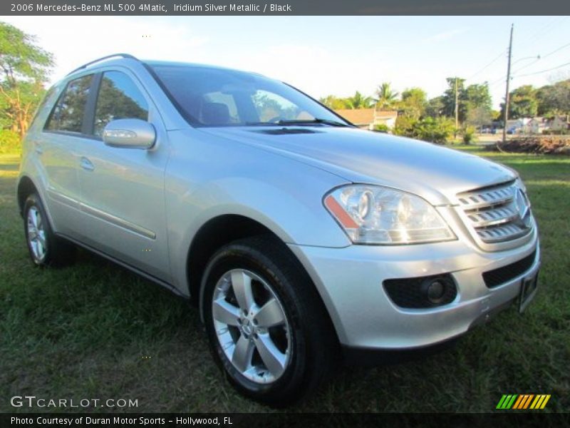 Iridium Silver Metallic / Black 2006 Mercedes-Benz ML 500 4Matic