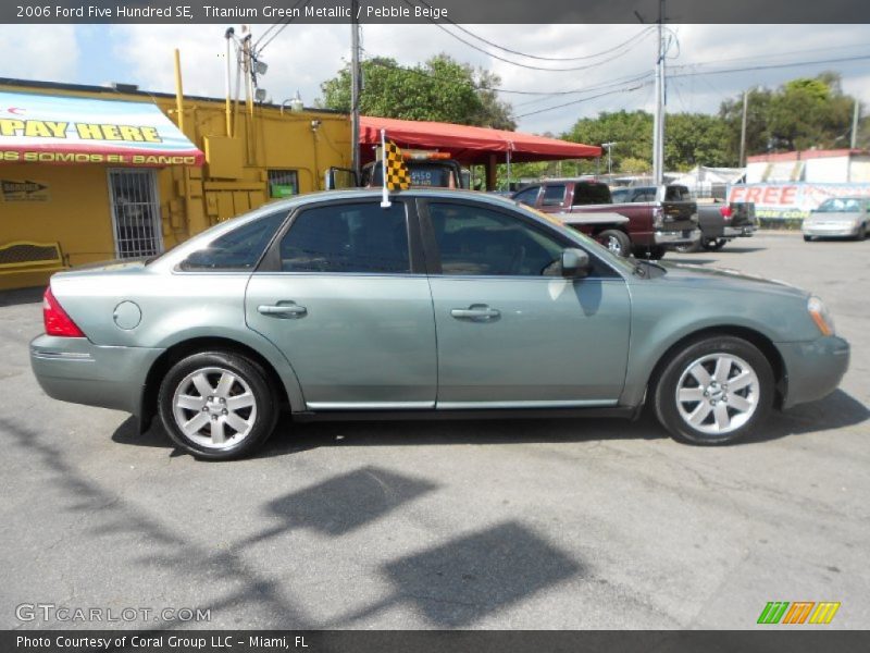 Titanium Green Metallic / Pebble Beige 2006 Ford Five Hundred SE