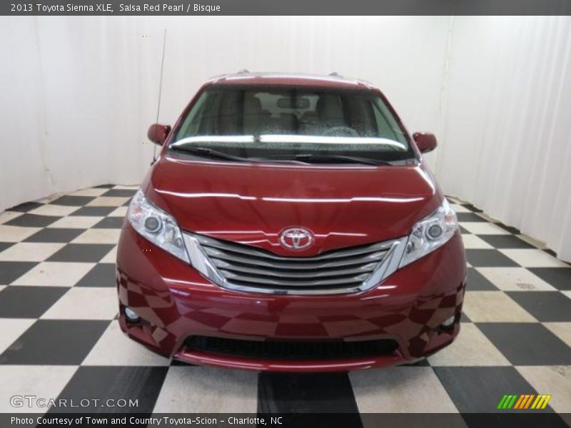 Salsa Red Pearl / Bisque 2013 Toyota Sienna XLE