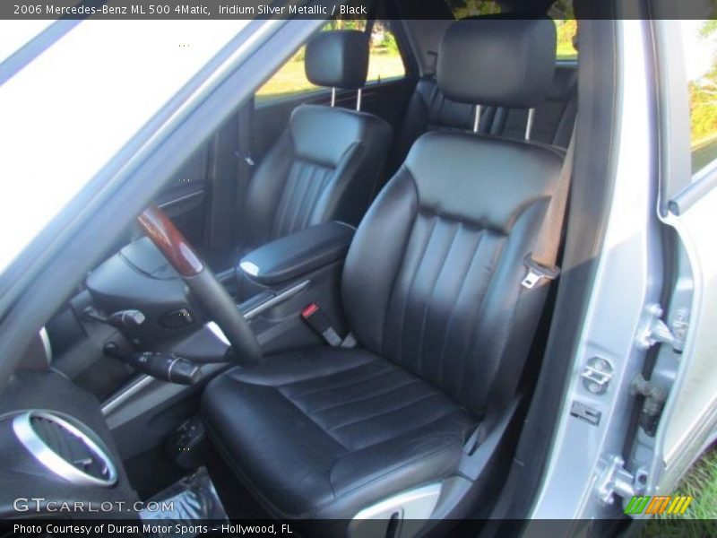 Iridium Silver Metallic / Black 2006 Mercedes-Benz ML 500 4Matic