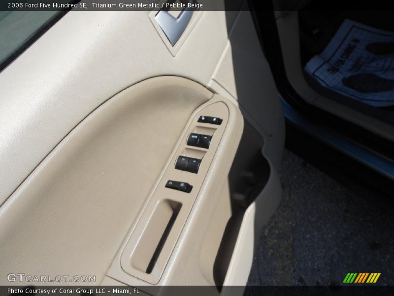Titanium Green Metallic / Pebble Beige 2006 Ford Five Hundred SE