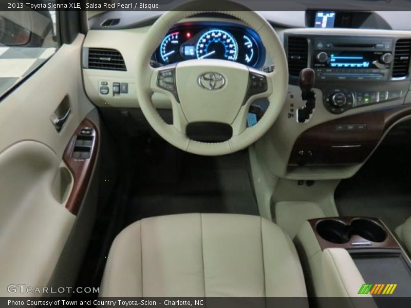Salsa Red Pearl / Bisque 2013 Toyota Sienna XLE