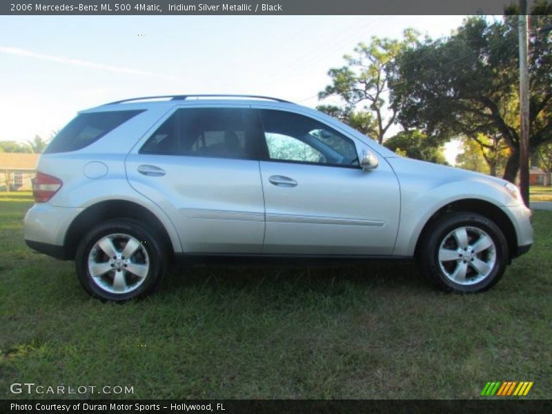 Iridium Silver Metallic / Black 2006 Mercedes-Benz ML 500 4Matic