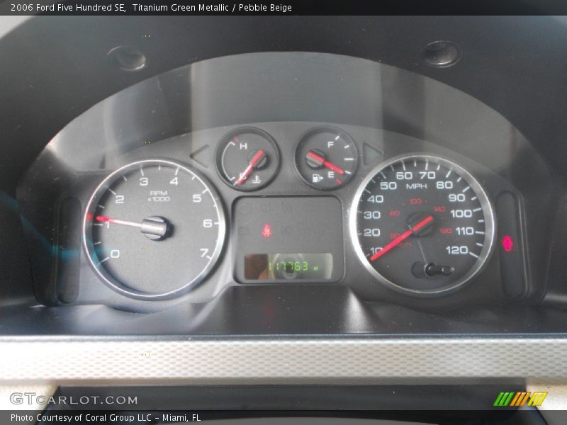 Titanium Green Metallic / Pebble Beige 2006 Ford Five Hundred SE