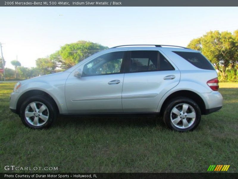 Iridium Silver Metallic / Black 2006 Mercedes-Benz ML 500 4Matic
