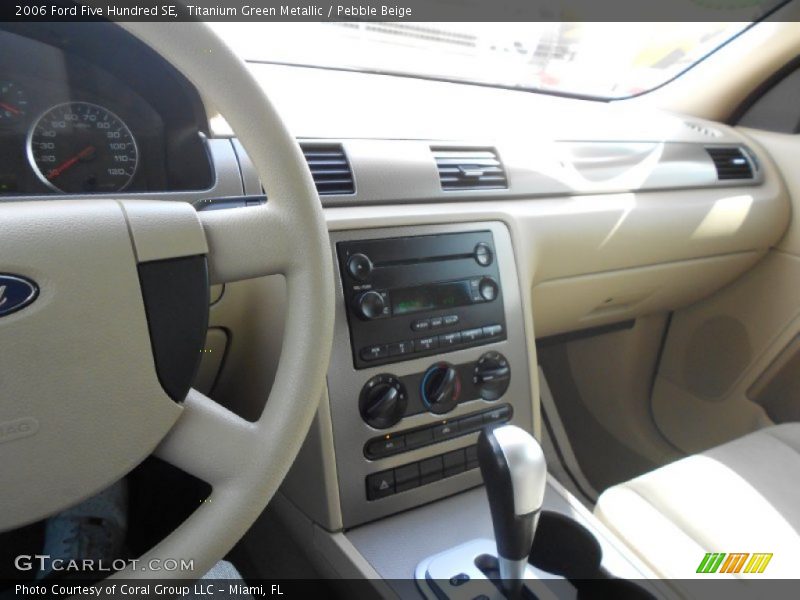 Titanium Green Metallic / Pebble Beige 2006 Ford Five Hundred SE