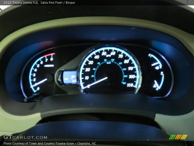Salsa Red Pearl / Bisque 2013 Toyota Sienna XLE