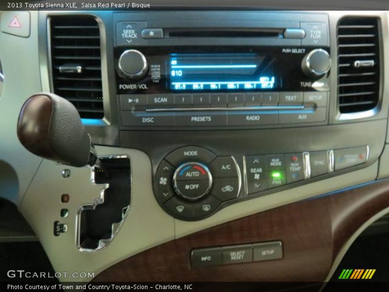 Salsa Red Pearl / Bisque 2013 Toyota Sienna XLE