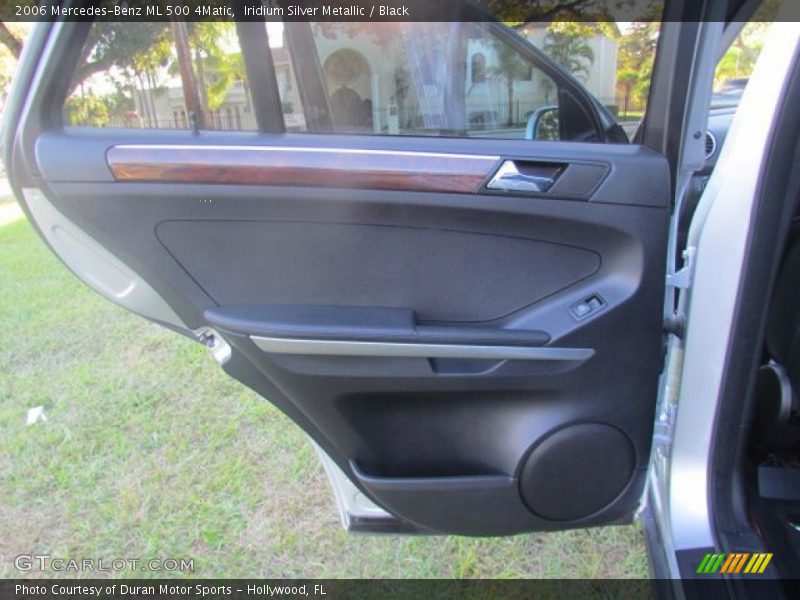 Iridium Silver Metallic / Black 2006 Mercedes-Benz ML 500 4Matic
